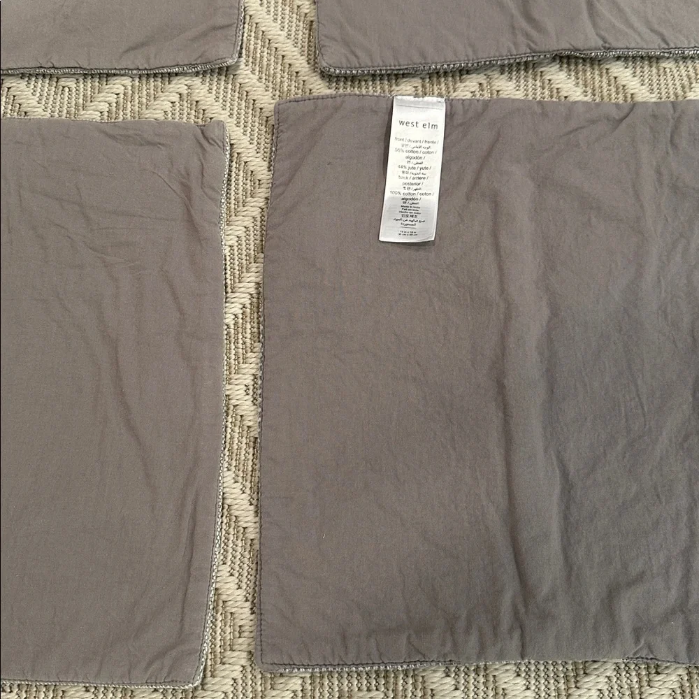 West Elm Cotton Canvas Placemats